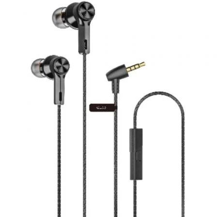 Qubo Auriculares Intrauditivos EB-100 con Micrófono Jack 3.5 Negros Qubo Auriculares Intrauditivos EB-100 con Micrófono Jack 3.5 Negros